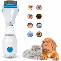 Pawffee Elektrischer Flohkamm für Haustiere, Läuse Entferner und Bürste - 1 pieza