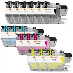 Pccom Essential Brother Lc421xl Cartucho Tinta Compatible Negro/cian/magenta/amarillo Pack 15