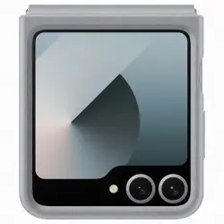 Samsung Flap Eco-Leather Funda de Cuero Vegano Gris para Galaxy Z Flip6