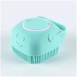 Fpets Cepillo de champú para mascotas - 8 cm x 7 cm x 5 cm