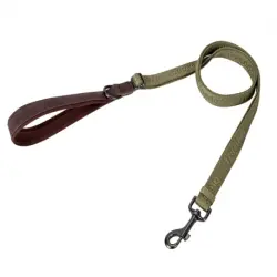 Freedog Linum Green Forest Correa para Perros Verde, 15mm x 120-180cm