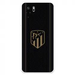 Funda Licencia Oficial Atlético de Madrid Escudo Dorado Fondo Negro para Xiaomi Redmi Note 10