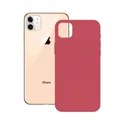 Ksix Soft Silicone Fucsia para iPhone 12 Mini