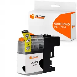 Pccom Essential Brother Lc123/lc121 Cartucho Tinta Compatible Negro