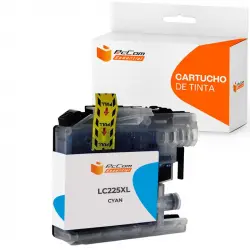 Pccom Essential Brother Lc225xl Cartucho Tinta Compatible Cian