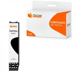 Pccom Essential Cartucho Tinta Compatible Epson T0711/T0891 Negro
