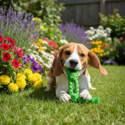 Tootoy! Mordedor Rubber Bold Knot de Goma Verde para perros