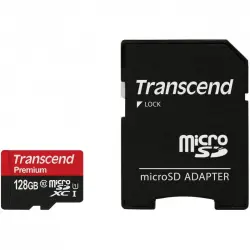 Transcend Premium 300x MicroSDHC 128GB UHS-I Clase 10 + Adaptador SD