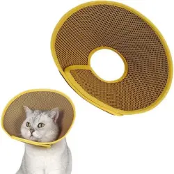 UAMLY Cono de rescate ajustable para mascotas - L