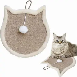 UAMLY Rascador para gatos hecho de sisal natural y cartón - 1 pieza