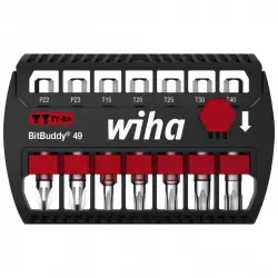 Wiha Juego de Puntas Ty Pozidriv Torx Bitbuddy 49mm 8 Piezas