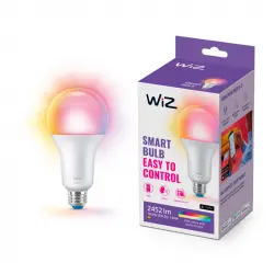 WiZ Bombilla Inteligente LED RGB WiFi 18.5W E27 A80 RGB