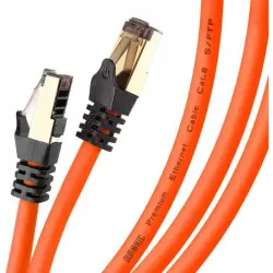 Duronic Cable de Red SFTP Cat8 5m Naranja