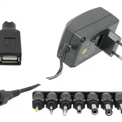 Fuente de alimentación universal EDENWOOD 3 a 12V 2,25A negro