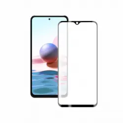 Ksix Cristal Templado 9H Extreme 2.5D Borde Negro para Xiaomi Redmi Note 10/10S
