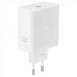 OPPO SUPERVOOC 67W Cargador de Pared USB-A + Cable USB-A a USB-C Blanco