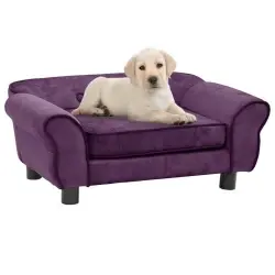 Sofá clásico para perros color Púrpura