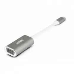 Urban Factory Adaptador USB-C a VGA Gris