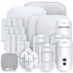 Ajax Hub 2 Plus Alarma Hogar Blanco - Kit 12