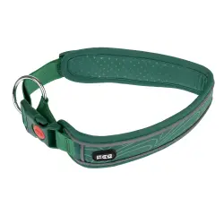 Collar TIAKI Soft & Safe verde para perros - M: 45 - 55 cm contorno de cuello, 4 cm de ancho