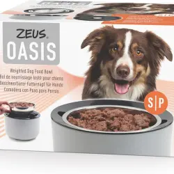 Comedero elevado con peso Zeus Oasis - 1.8 l
