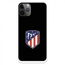 Funda Licencia Oficial Atlético de Madrid Escudo Fondo Negro para iPhone 11 Pro