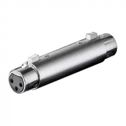 Goobay Adaptador XLR Hembra/Hembra Gris