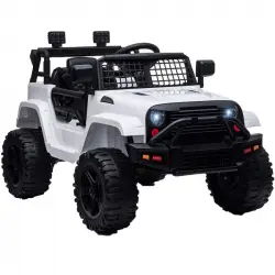 Homcom Coche Eléctrico 12V Blanco