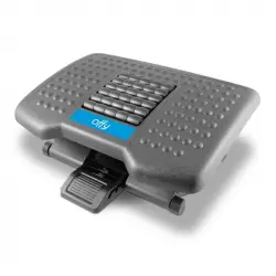 Offy Roko Reposapiés Ajustable en Altura e Inclinación Negro