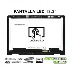 Pantalla Táctil Led De 13.3" Para Portátil Dell Inspiron 13 5368 5378 5379 Con Marco
