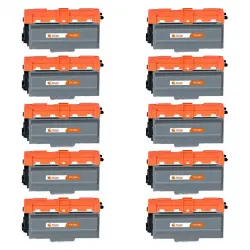 Pccom Essential Brother Tn3330/tn3380 Tóner Compatible Negro Pack 10