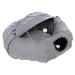 Túnel Donut TIAKI Tromsø para gatos - 90 x 62 cm (Diám x Al)