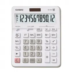 Calculadora Casio Gx-12b-w-ec/ Blanca