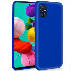 Cool Funda Silicona Azul para Samsung Galaxy A51