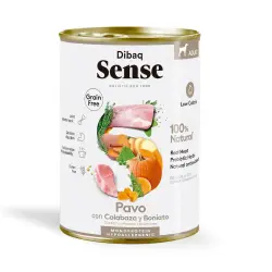 Dibaq Sense Hipoalergenic Pavo y Calabaza lata para perros