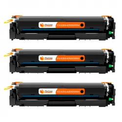 Pccom Essential HP 201X/201A/203X/203A Tóner Compatible Negro Pack 3