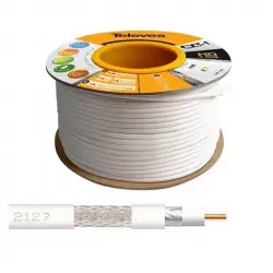 Televes CXT-1 Bobina Cable Coaxial Cobre 100m Blanco