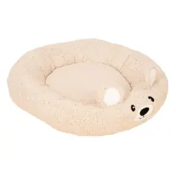 Cama TIAK Teddy Bear para mascotas - Tamaño L: 80 x 18 cm (Diám x Al)