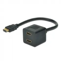 Digitus Cable de Distribución Y HDMI Tipo A x2 HDMI Hembra