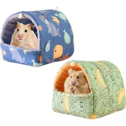 HausPets Juego 2 camas forma cerdo, pavo hámster, algodón suave lavable - Artículo 2