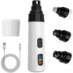 HausPets Lima de uñas eléctrica para perros, silenciosa, USB-C - Artículo 1