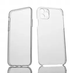 Max Power Digital Funda Doble Cara 360 Grados Silicona Transparente Para Apple Iphone 11 Pro Max