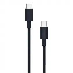Nubbeh Borealis Cable USB-C a USB-C de Silicona Líquida 1.5m 3a 60W Negro
