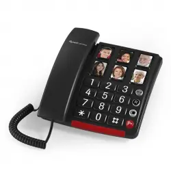 Amplicomms BigTel 40 Plus Teléfono para Personas Mayores Negro