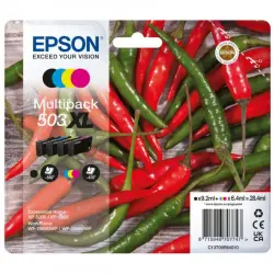 Cartuchos de Tinta Original Epson 503XL MultiPack Negro/Cian/Magenta/Amarillo