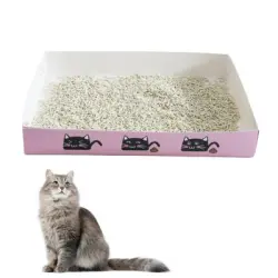 FurryFusion La arena desechable para coches es para los viajes de gatos - rosa