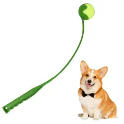 FurryFusion Lanzador de pelotas para perros - Verde
