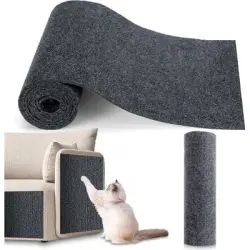 HausPets Alfombrilla rascadora autoadhesiva gatos, 300x40cm, antideslizante - Artículo 1