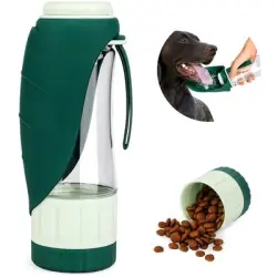 IntiMeg Botella de agua portátil para perros de 600 m - Una pieza