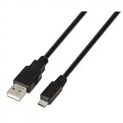 Nanocable Cable USB 2.0 Tipo A a Micro USB Tipo B Macho/Macho 1.8m Negro